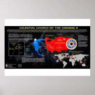 De 7 kyrkorna i Asien - Cosmic Mönster 2 Poster