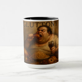De 7 sataniska dygderna: Gluttony Mugg