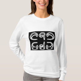 De 9 ljusreflexernas kyrka Logotyp T Shirt