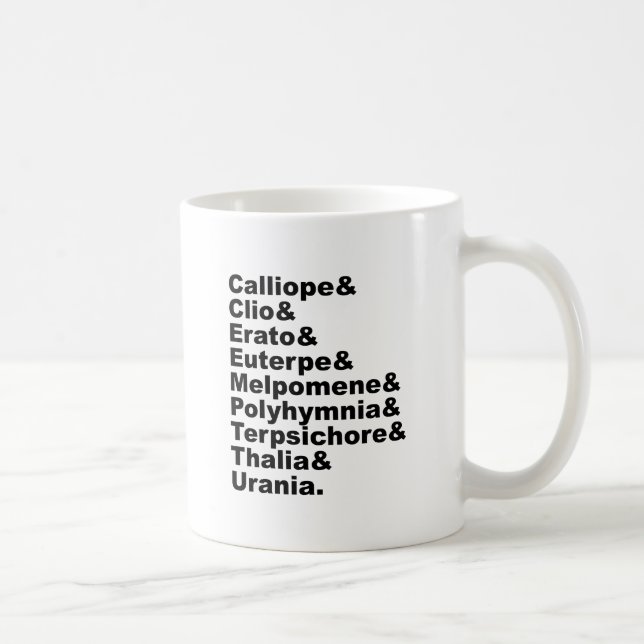 De 9 musslorna har blivit populära genom grekisk m kaffemugg (Höger)