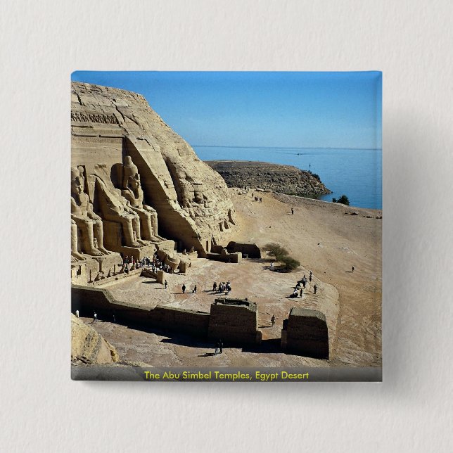 De Abu Simbel tempelen, egyptenöken Knapp (Framsida)