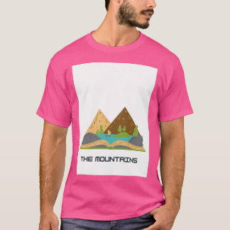 De aktiva bergen t shirt