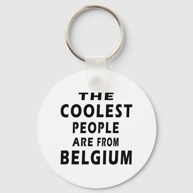 De äldsta kommer från Belgien Nyckelring (Framsida)