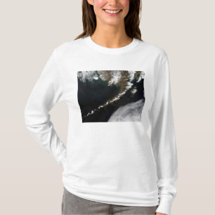 De Aleutian öarna och den alaskabo peninsulan Tee