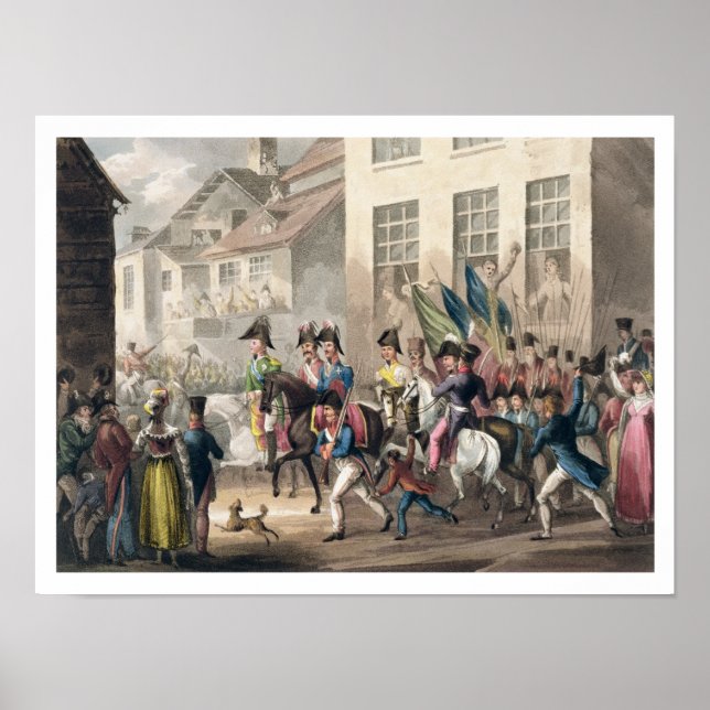 De allierades inträde i Paris, mars 31a 1814 Poster (Framsidan)