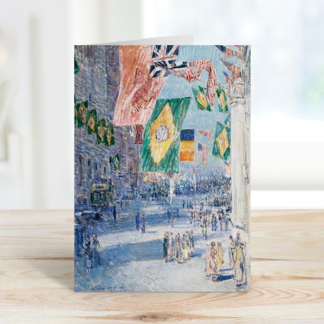 De allierades stad | Childe Hassam Kort (Skapare uppladdad)
