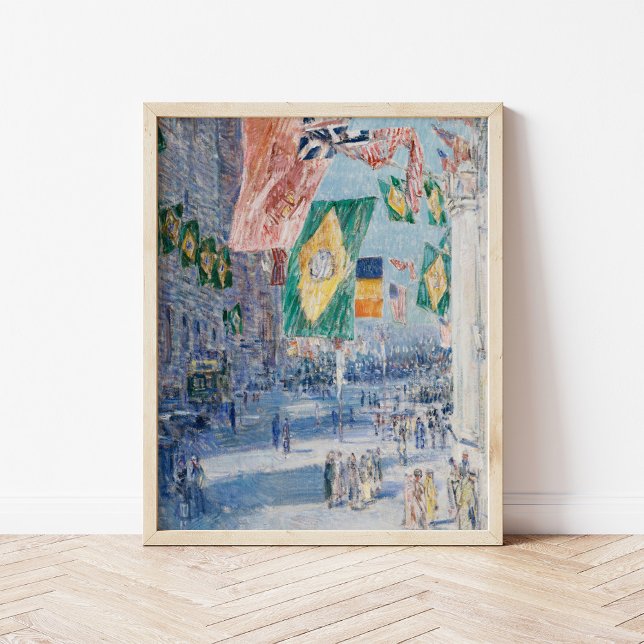 De allierades stad | Childe Hassam Poster (Skapare uppladdad)