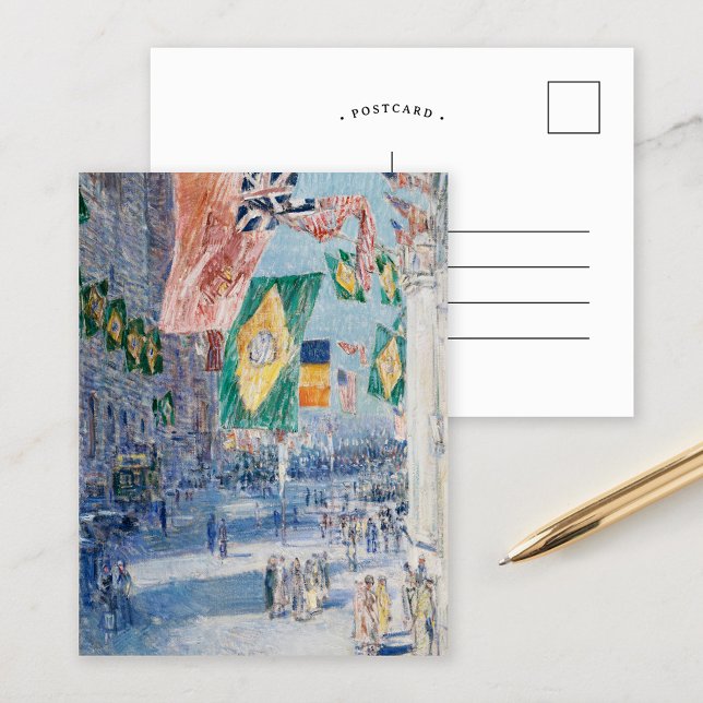 De allierades stad | Childe Hassam Vykort (Skapare uppladdad)