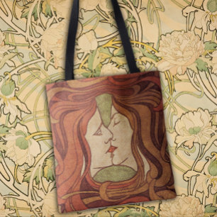 De älskande - Art Nouveau stilfullt Tygkasse