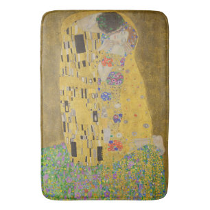 De älskandes kyss av Gustav Klimt Badrumsmatta