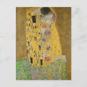 De älskandes kyss av Gustav Klimt Vykort