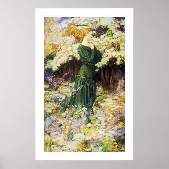 De älskandes värld poster (Framsidan)