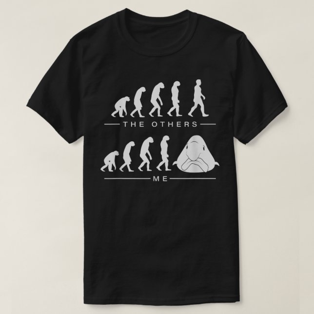 De andra och jag Evolution Blobfish T Shirt (Design framsida)