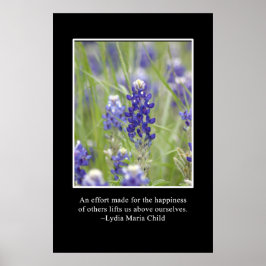 De andras lycka hissar oss över oss själva poster