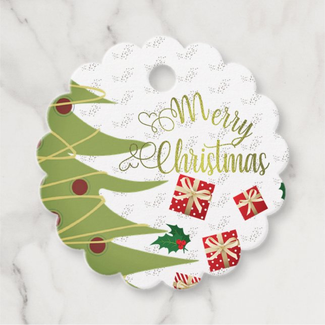 de año nuevo con regalos gåvor etiketter (Framsida)