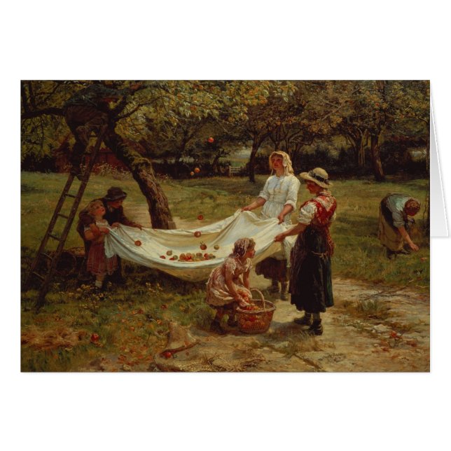 De Apple ihopsamlarearna, 1880 Hälsningskort (Framsidan Horizontal)