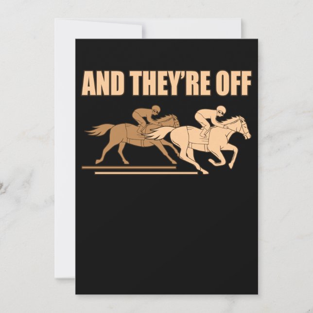 De är av Horse Tävla Barrel Racer Horses Tävling Inbjudningar (Framsida)