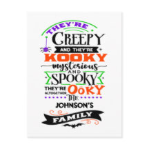 De är Creepy och Kooky Mysterious Spooky