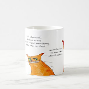 De är en massa tosrar. kaffemugg