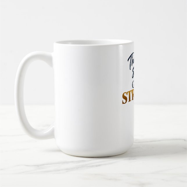 De är för starka, Gud är starkare Kaffemugg (Vänster)
