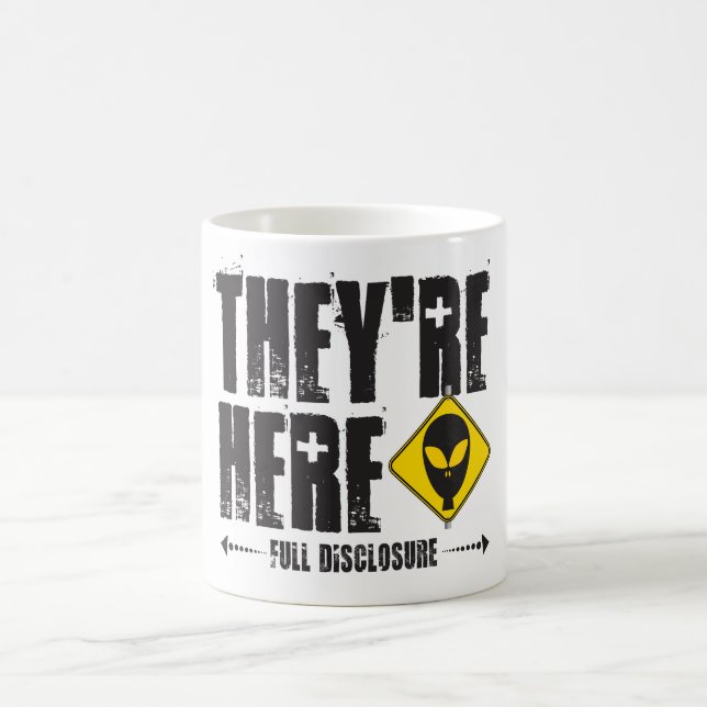 De är här kaffemugg (Center)