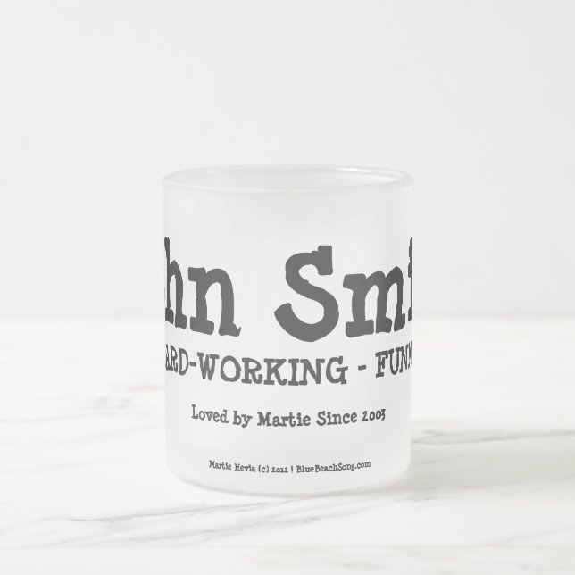 De är Loved by You - Mugg (Personalize) (Center)