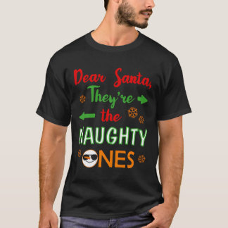 De är Naught, kära jultomte T Shirt