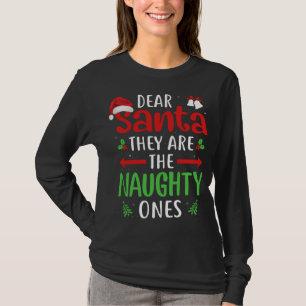 De är Naughty Ones Christm. T Shirt