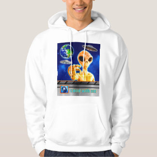 DE ÄR REDAN HÄR - KOM MED MIG-designsamling Hoodie