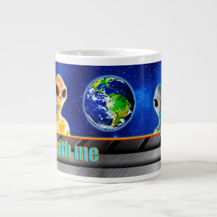 DE ÄR REDAN HÄR - KOM MED MIG-designsamling Jumbo Mugg