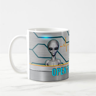 DE ÄR REDAN HÄR - ÖPPNA DIN MÄRKESKORT. KAFFEMUGG