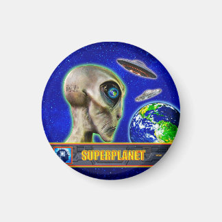 DE ÄR REDAN HÄR - SUPERPLANET-designinsamling Magnet