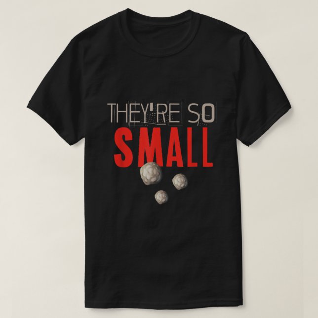 De är så små njurstenar t shirt (Design framsida)