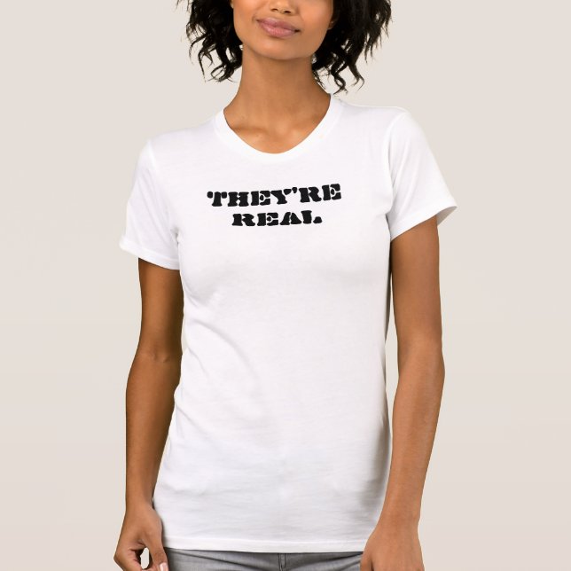 De är verkliga t-shirt (Framsida)