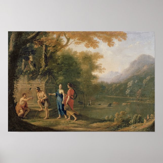 De arcadiska Shepherdsen Poster (Framsidan)