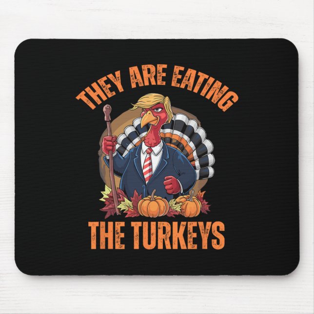 De äter den turkiska Thanksgivingen Trump Musmatta (Framsidan)