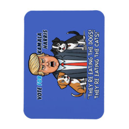 De äter Hundar Funny Trump Kamala 2024 Magnet
