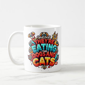 De äter Hundar och Cats Mugg