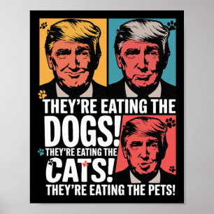De äter Hundar Trump Vs Kamala 2024 Poster