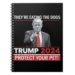 De äter hundarna Trump 2024-debatt Anteckningsbok
