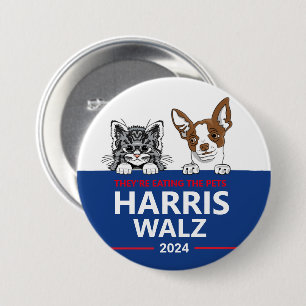 De äter husdjuren - Vote Harris Walz Knapp