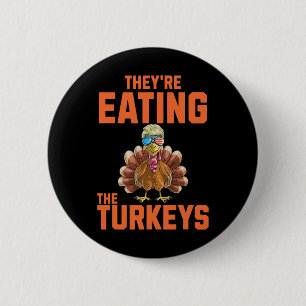 De äter kalkonernas Thanksgiving Trump Hum Knapp