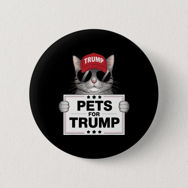 De äter katterna Trump rädda våra husdjur  Knapp (Framsida)