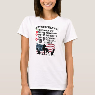 De äter sällskapsdjur i Springfield - Harris Walz T Shirt