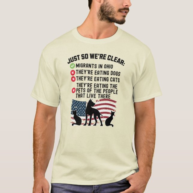 De äter sällskapsdjur i Springfield - Harris Walz T Shirt (Framsida)