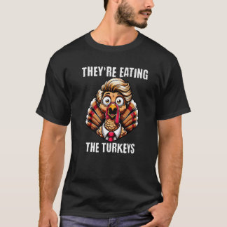 De äter Turkey Manar Funny Thanksgiving T Shirt