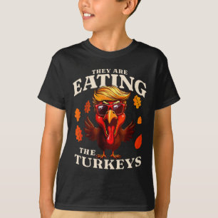 De äter Turkiet en fantastisk Trump-Thanksgiving T Shirt