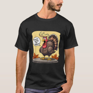 De äter turkonerna Lustigt Turkiet Thanksgivi T Shirt