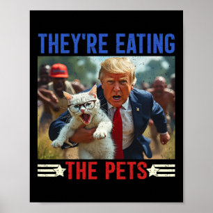 De äter upp Pets-debatten citat 2024 Poster