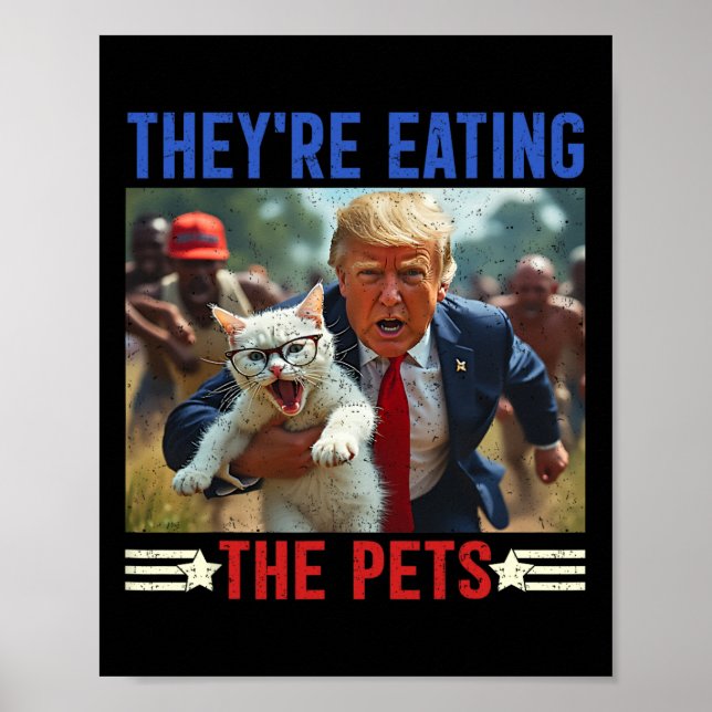 De äter upp Pets-debatten citat 2024 Poster (Framsidan)